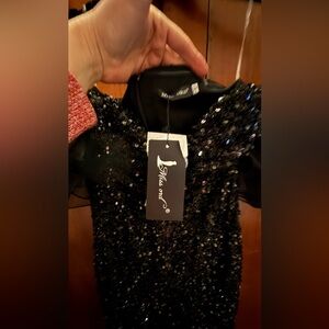Miss Ord Black Sequin Dress